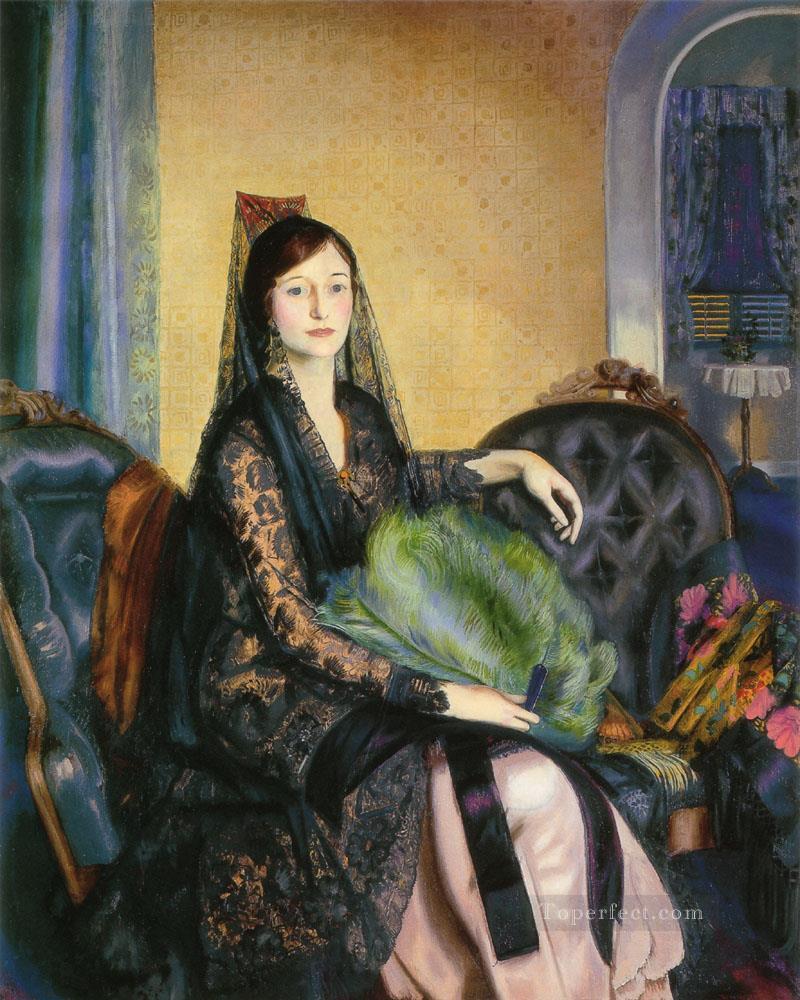 Retrato de Elizabeth Alexander escuela realista Ashcan George Wesley Bellows Pintura al óleo
